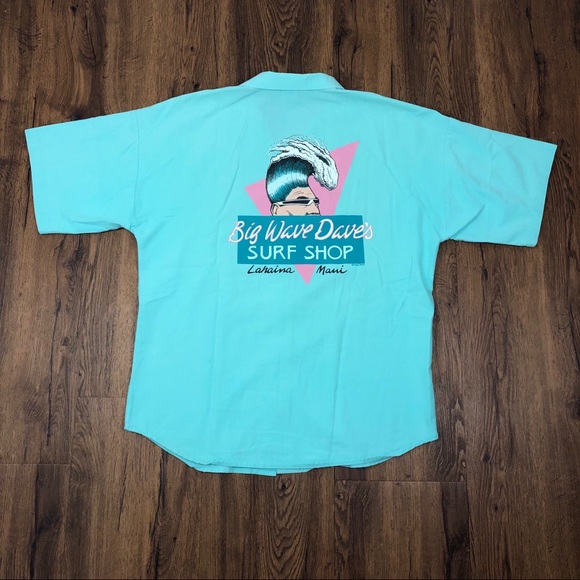 big wave dave's surf shop shirt